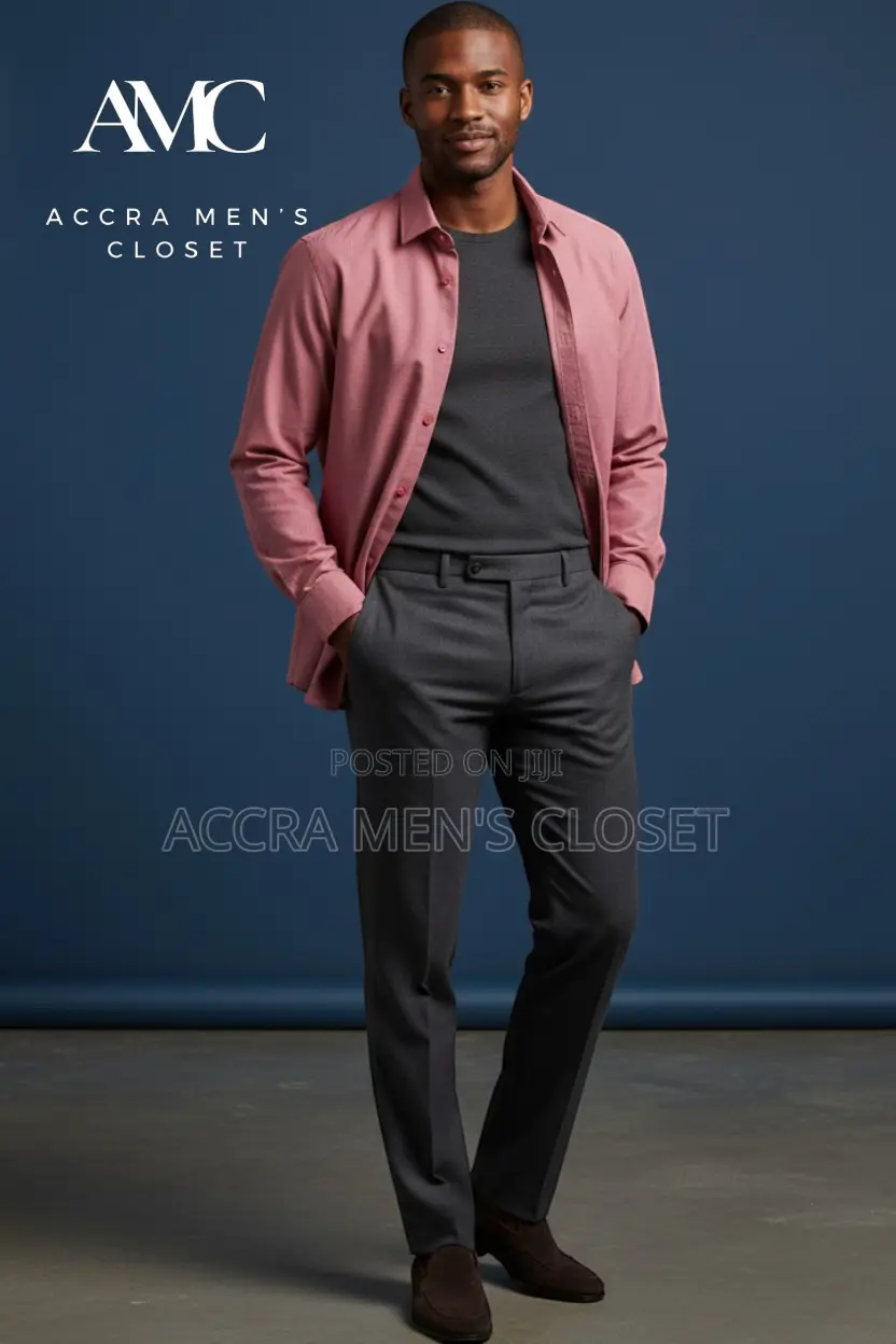 Men's Slim Fit Long Sleeve Office Shirts