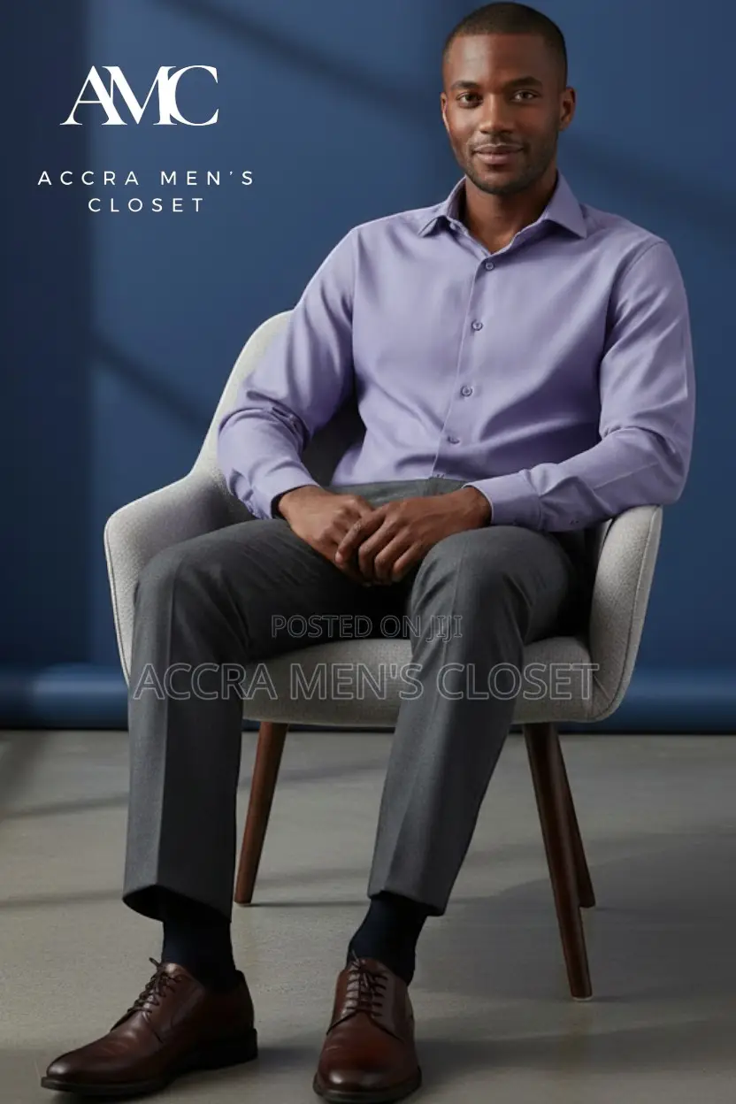 Men's Slim Fit Long Sleeve Office Shirts