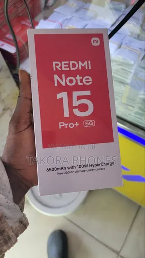 New Xiaomi Redmi Note 15 Pro+ 512 GB Black