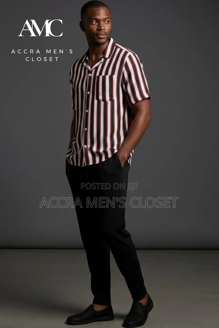 Men’S Two‐Piece Sets (Matching Short Sleeve Shirt Trousers)