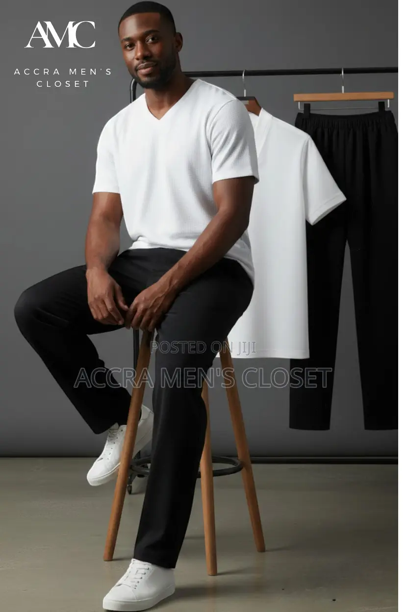 Men’S Two‐Piece Sets (Matching Short Sleeve Shirt Trousers)