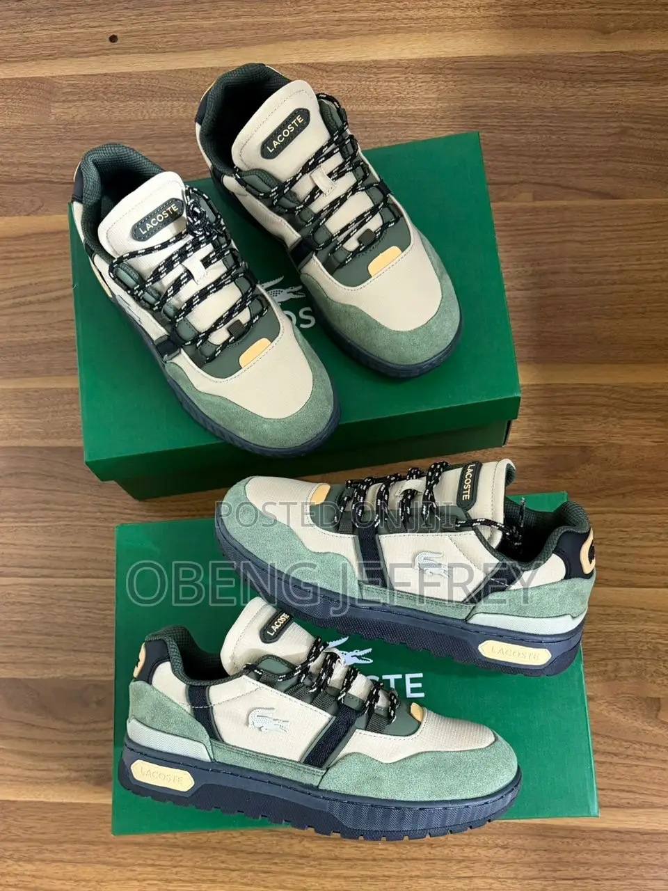 Original Lacoste T- Clip Winter Green