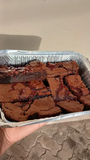 Chocolate Filled Fudgy Brownies