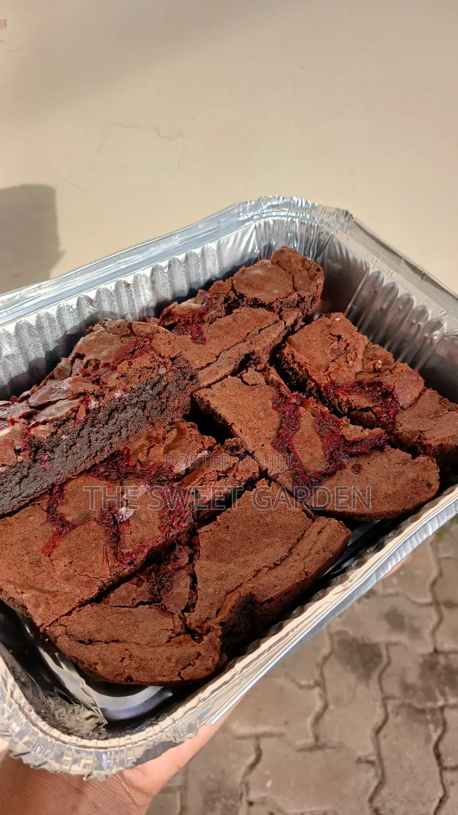 Chocolate Filled Fudgy Brownies