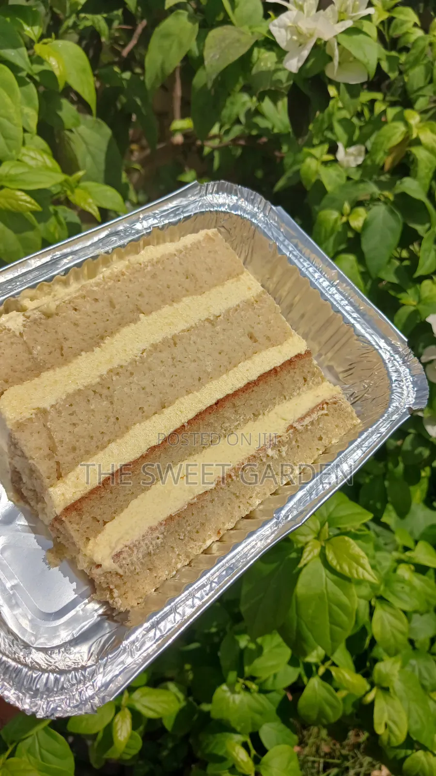 Vanilla Cake Slice
