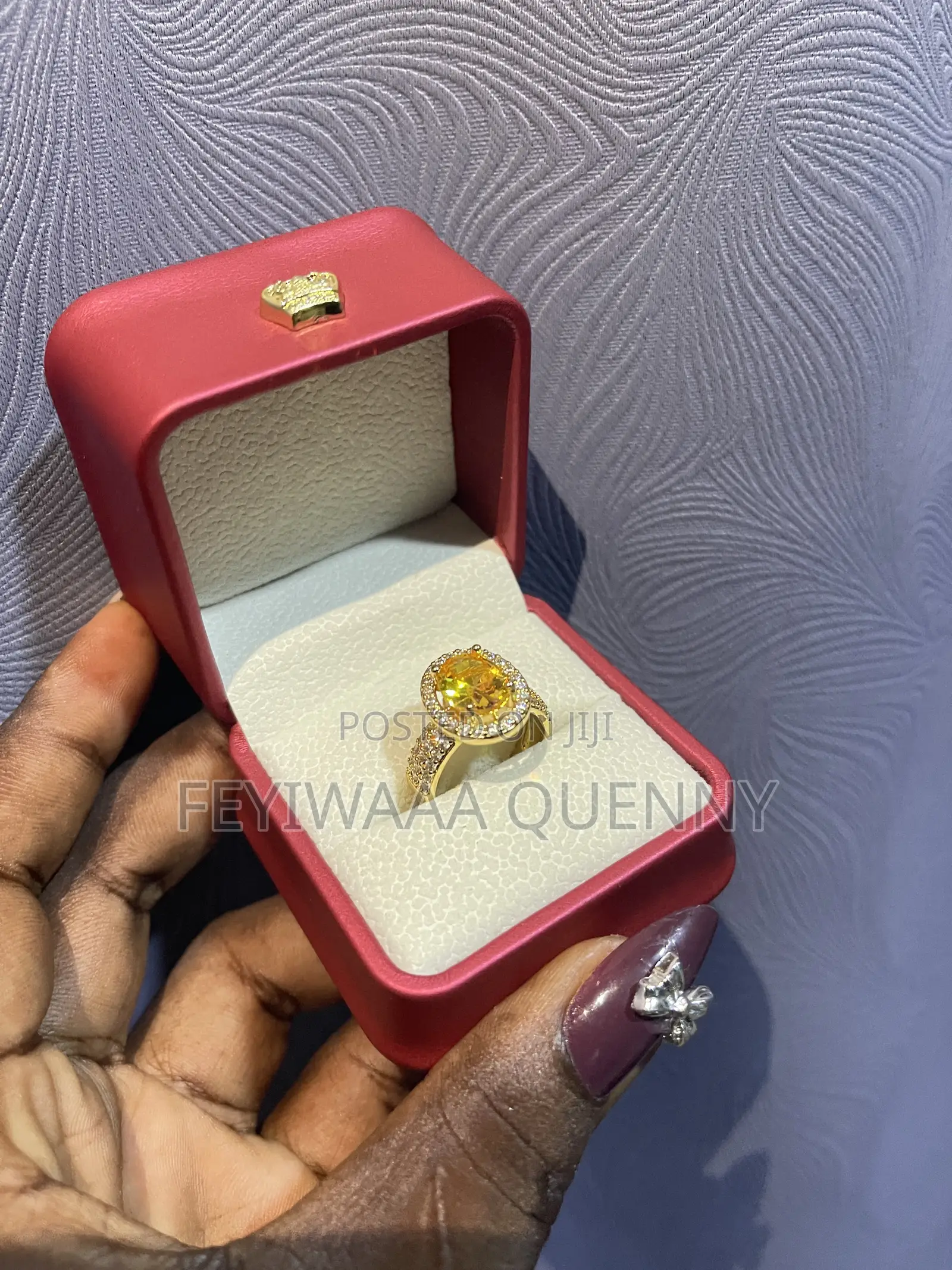 Elegant- Gold- Plated Statement Rings