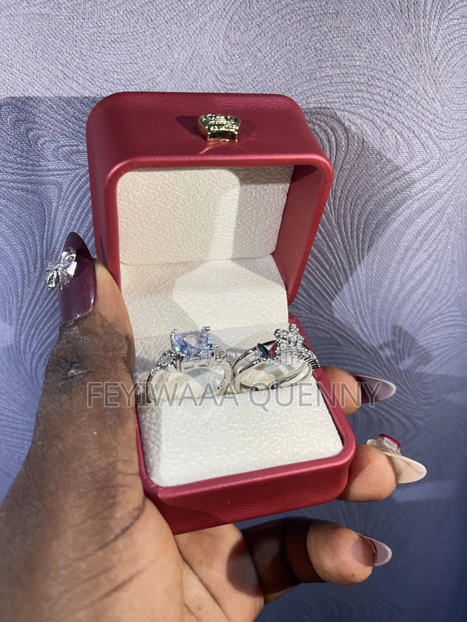 Elegant- Gold- Plated Statement Rings