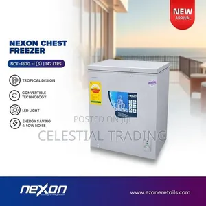 Nexon NCF-180-I(S) 142ltrs Chest Freezer- Sliver