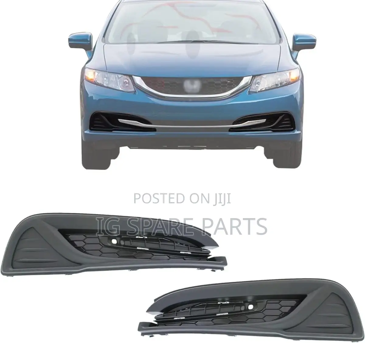 Honda Civic 2013-2015 Fog Lamp Cover