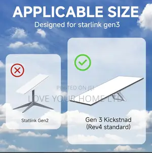 Starlink Standard Gen 3 Rev4 Kit – High Speed Satellite Internet