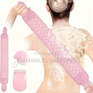 3pcs Set Bath Towel Thickened Bath Rub Back Towel,Hand Scrub,Sponge .