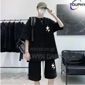 Men's Shirts Short Sleeve T-Shirt Shorts Set 'T896148