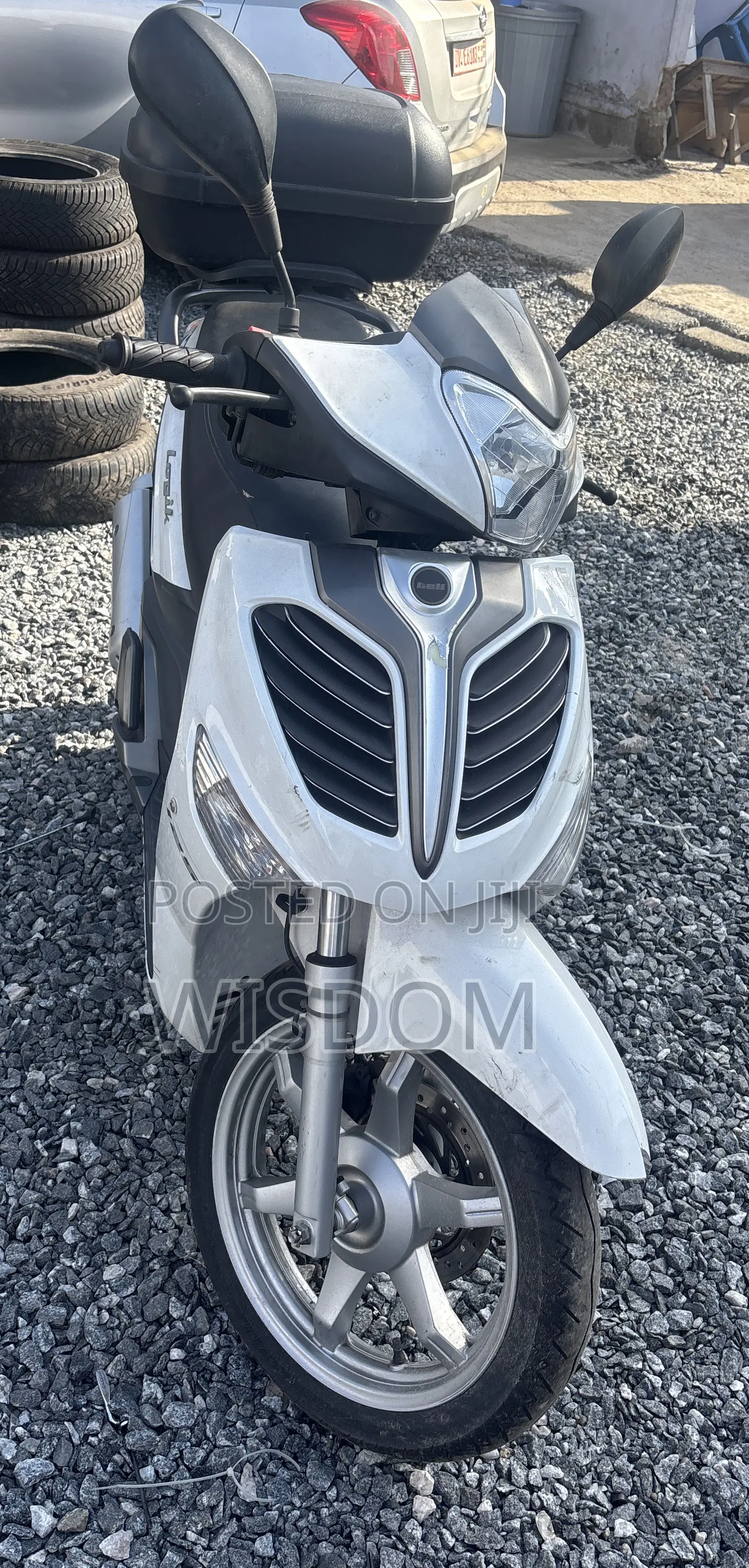 Motorcycle 2014 White