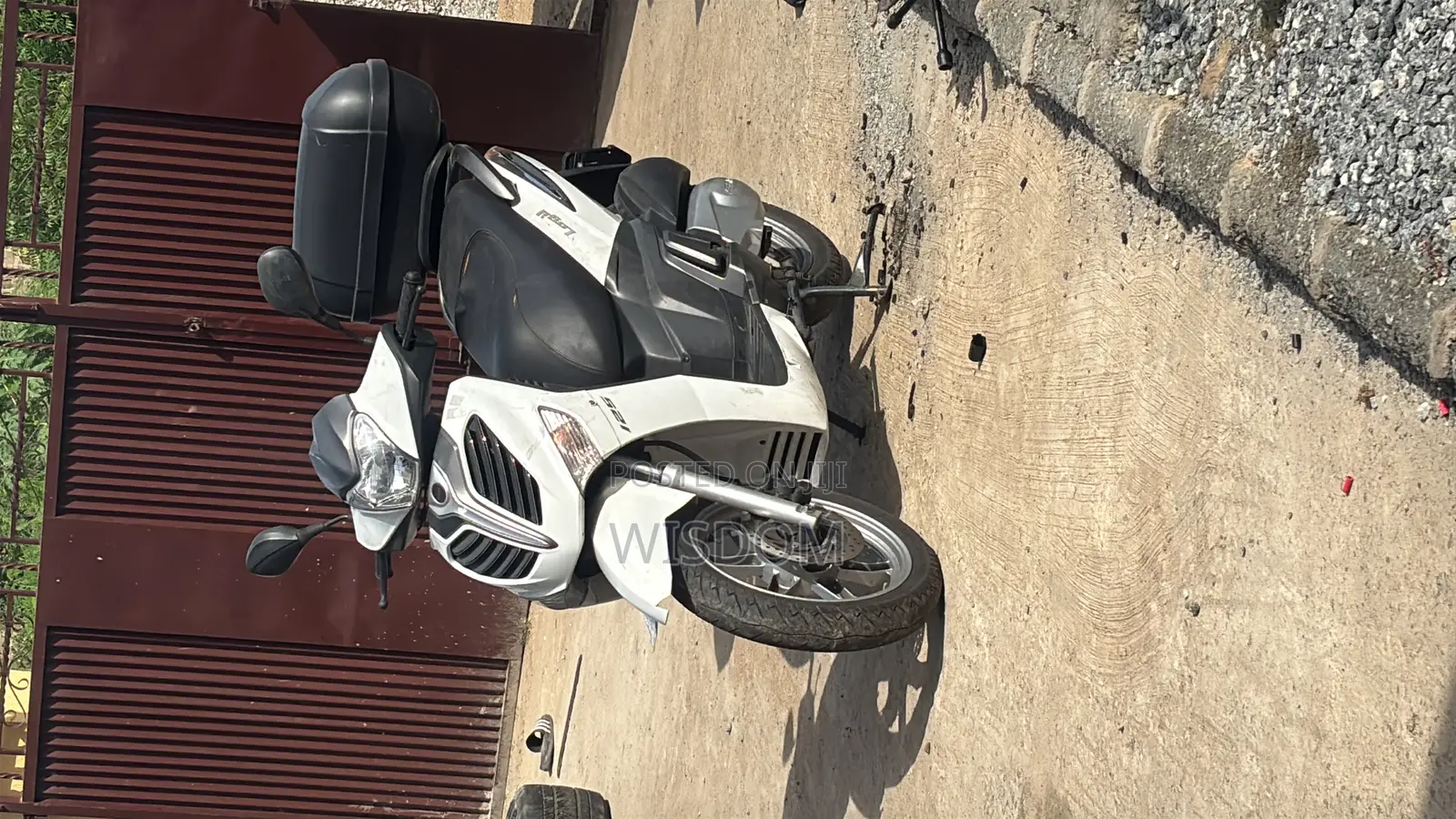 Motorcycle 2014 White