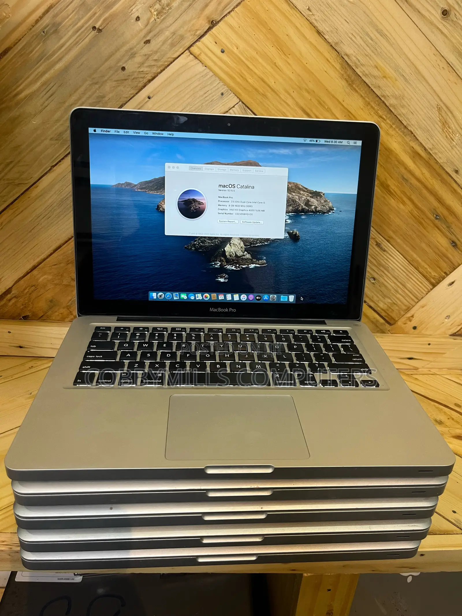Laptop Apple MacBook Pro 2012 8GB Intel Core i5 HDD 500GB