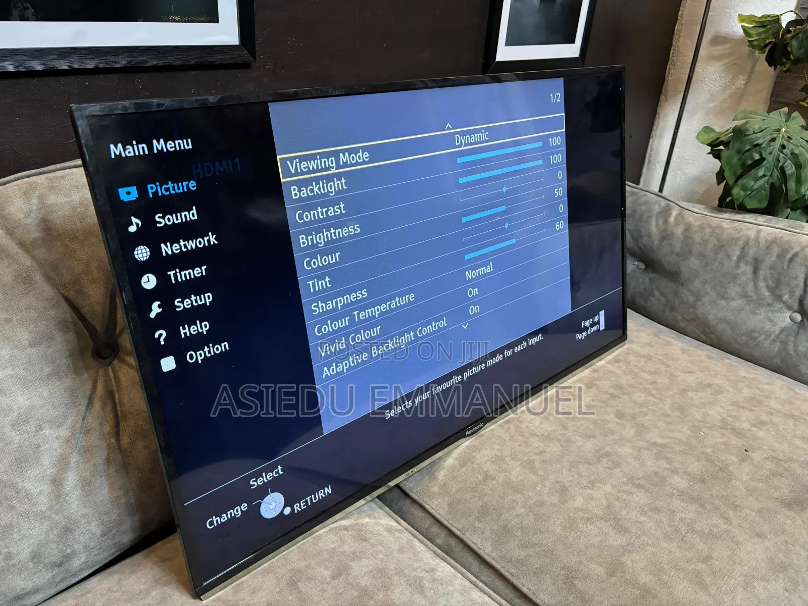 Panasonic 40inches Smart Tv
