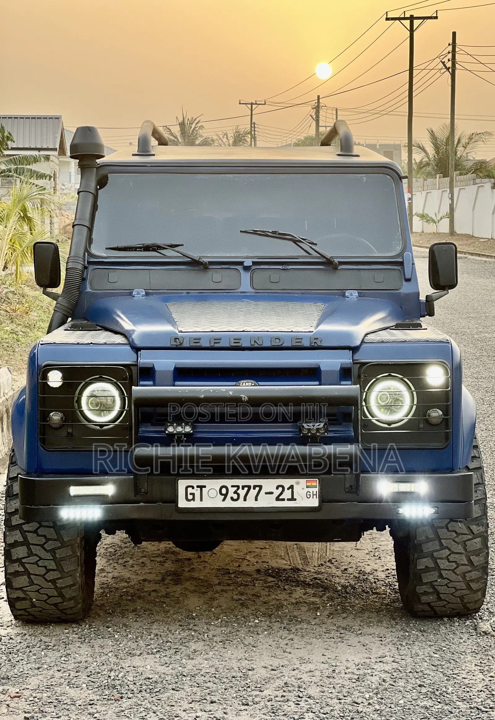 Land Rover Defender 2002 Blue