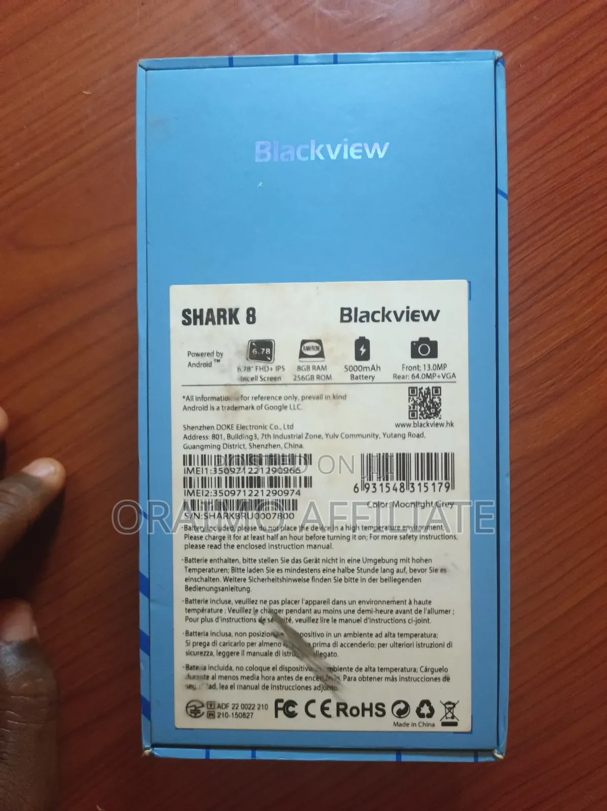 Blackview Oscal C70 128 GB Black
