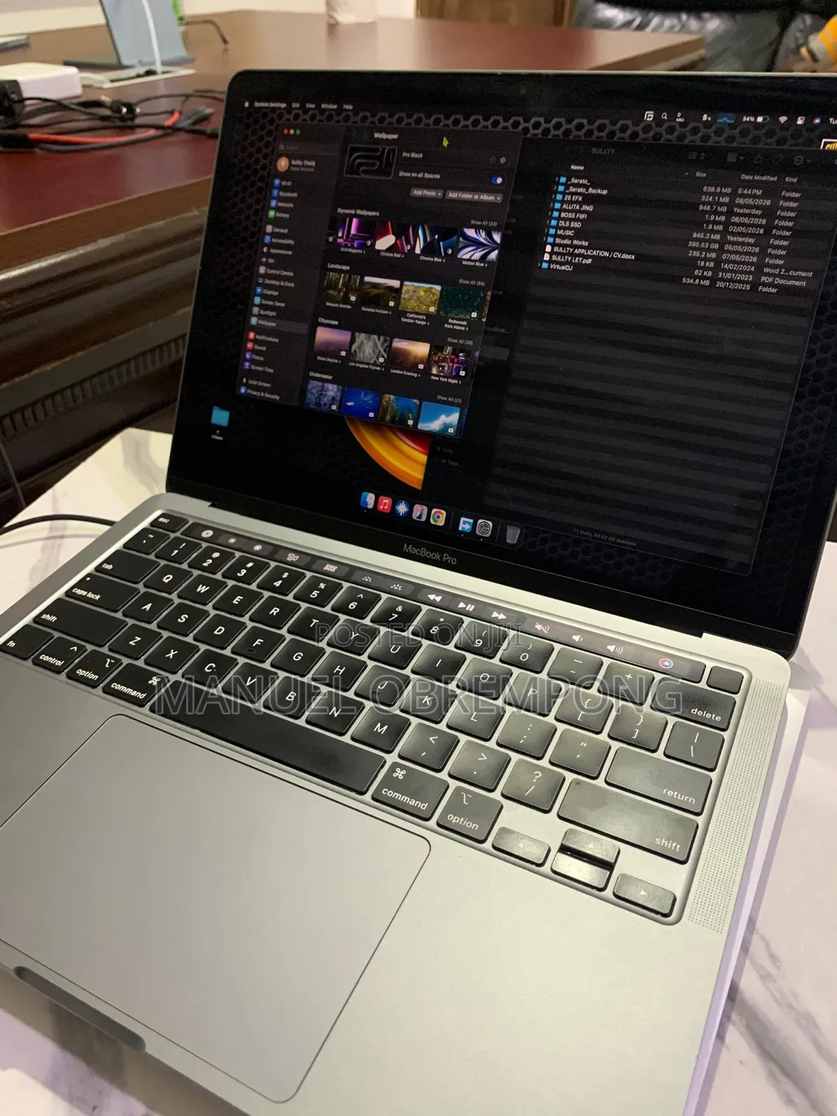 Laptop Apple MacBook Pro 2020 16GB Intel Core i5 SSD 512GB