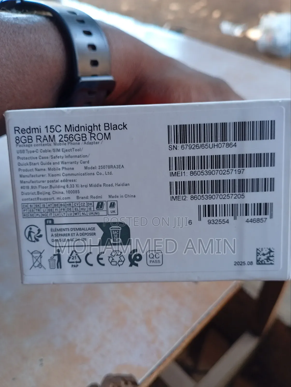 Xiaomi Redmi 15C 4G 256 GB Black