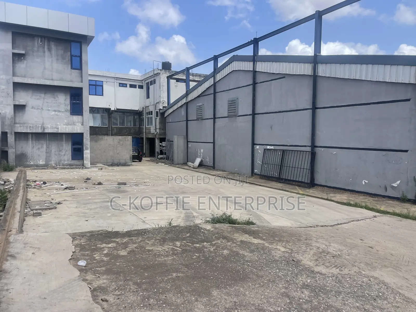 3,000 SQM Warehouse + Showrooms, Offices and Apartments at Achimota