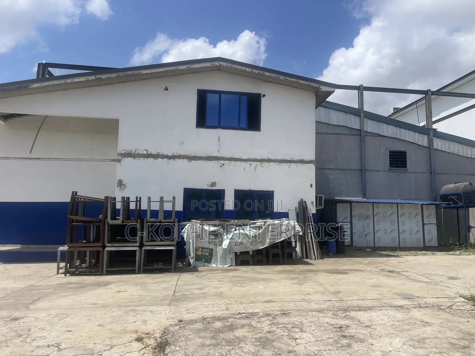 3,000 SQM Warehouse + Showrooms, Offices and Apartments at Achimota