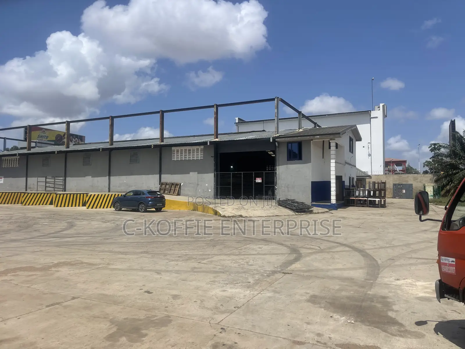 3,000 SQM Warehouse + Showrooms, Offices and Apartments at Achimota
