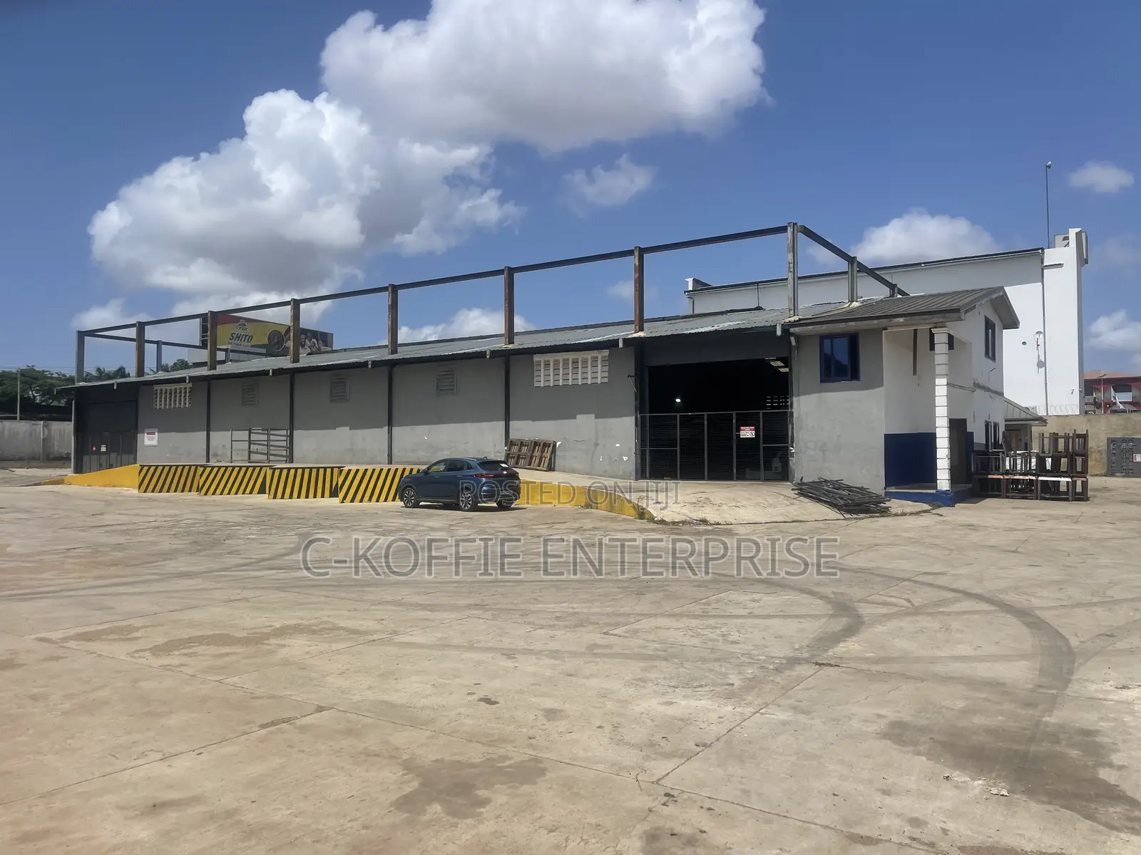 3,000 SQM Warehouse + Showrooms, Offices and Apartments at Achimota