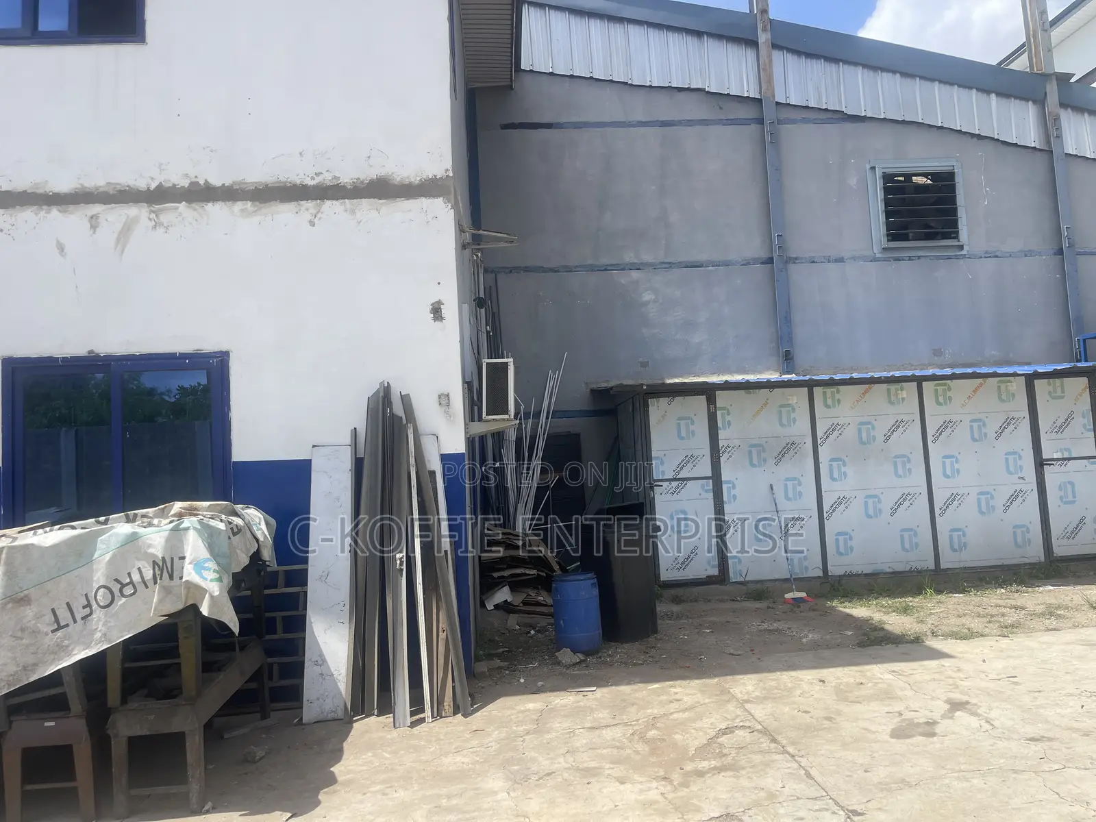 3,000 SQM Warehouse + Showrooms, Offices and Apartments at Achimota