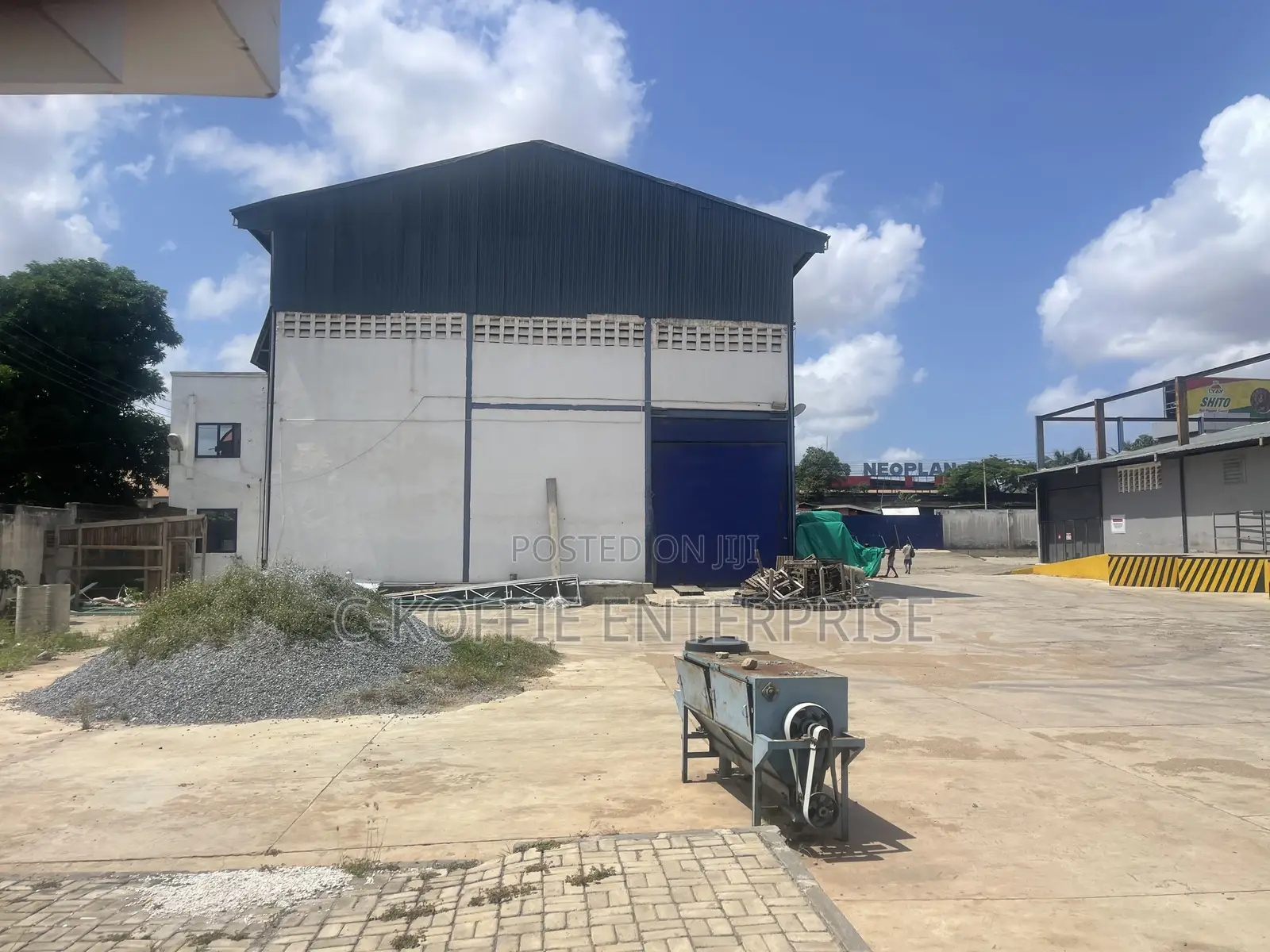 3,000 SQM Warehouse + Showrooms, Offices and Apartments at Achimota
