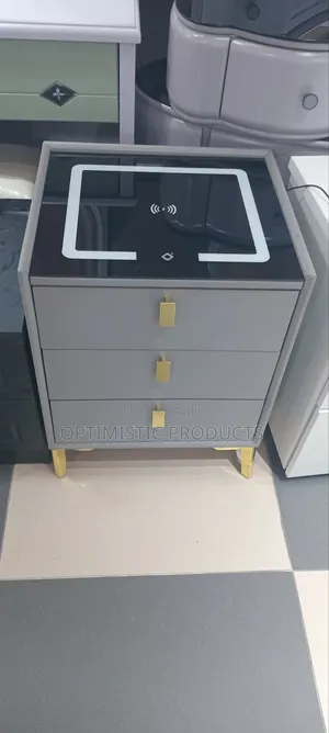 Smart Electric Bedside Table, Charging, Bluetooth, And Light