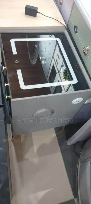 Smart Electric Bedside Table, Charging, Bluetooth, And Light