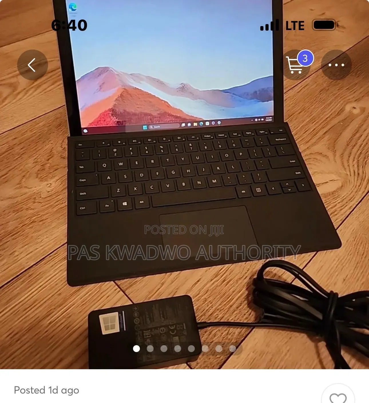 Laptop Microsoft Surface Pro 7 16GB Intel Core i7 SSD 512GB