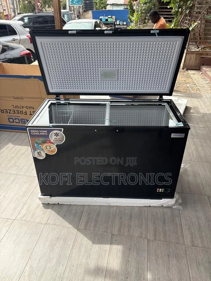 Nasco 400l Premium Black Chest Freezer