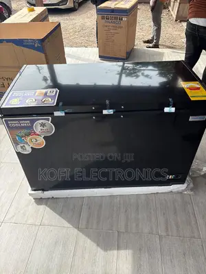 Nasco 400l Durable Chest Freezer Black Series