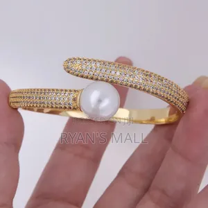 Gold Pleated Bracelet