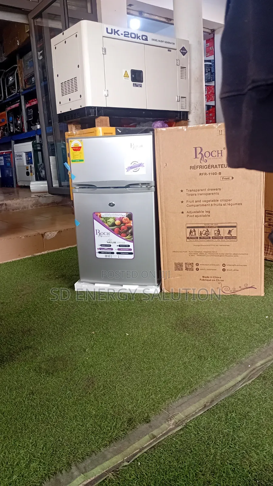 Roch RFR-110d-B Mini Refrigerator 85 Litres