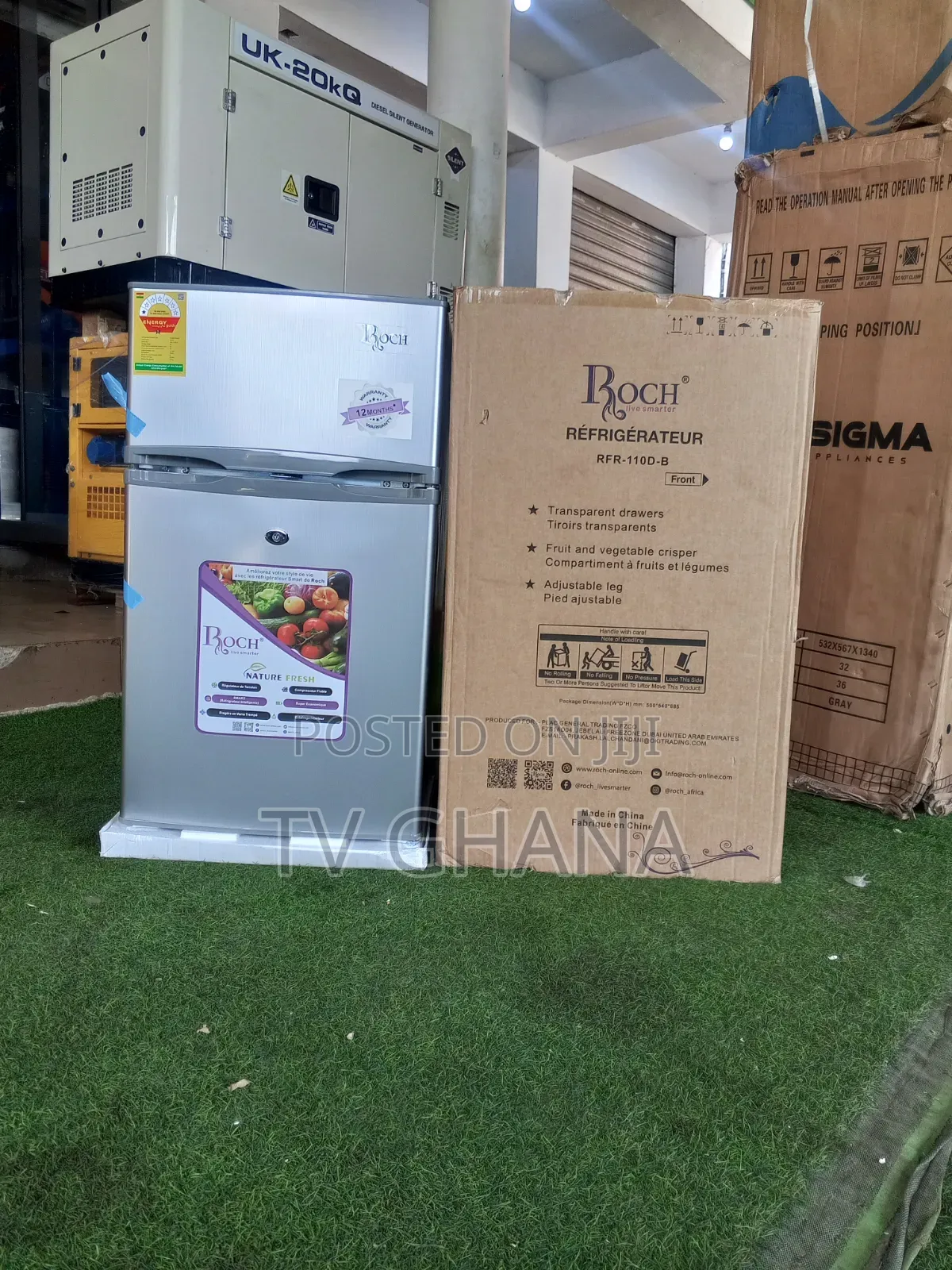 Roch 85l Compact Table Top Fridge – Model RFR-110d-B 85l