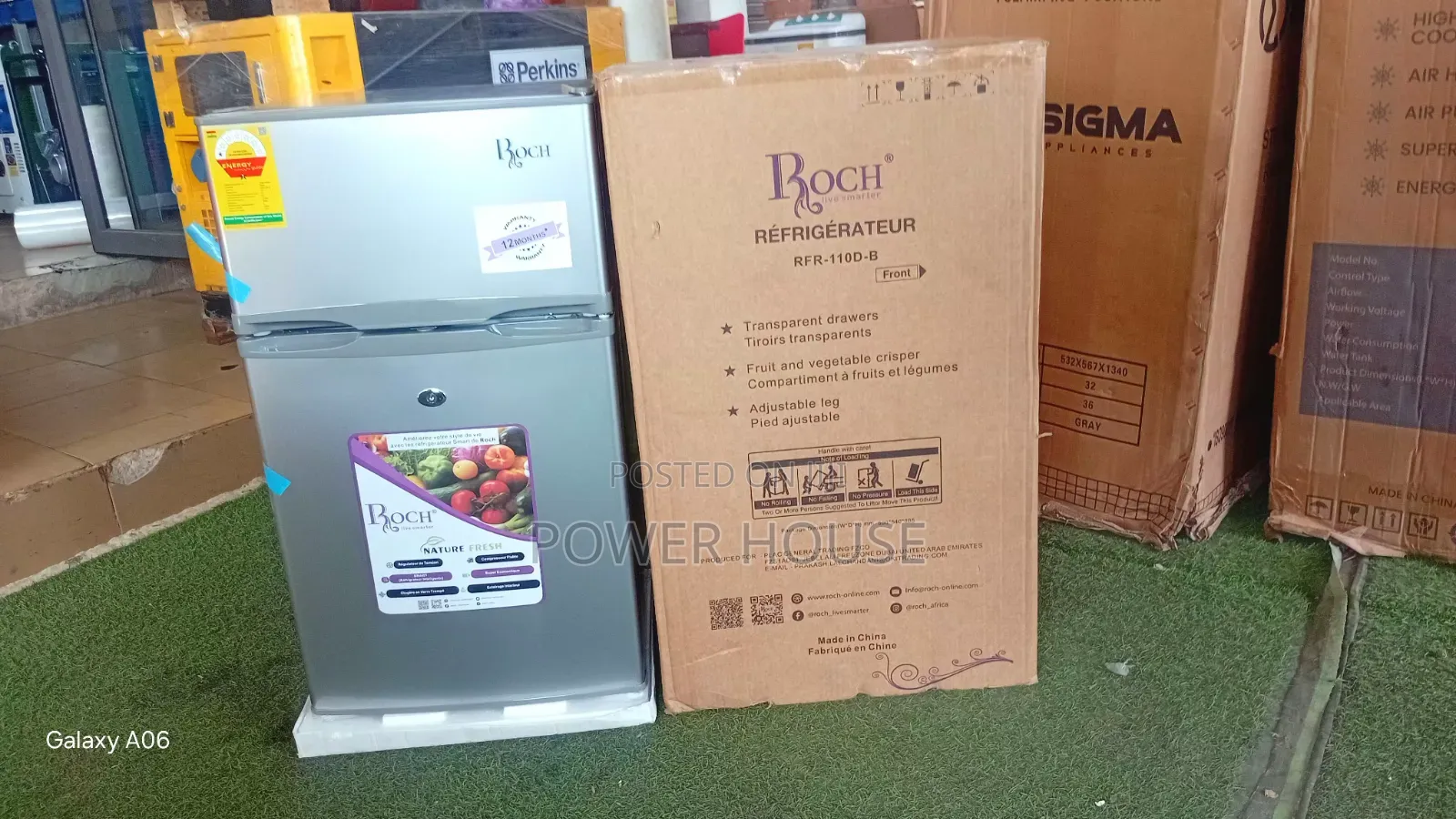Roch Rfr_110d_b Mini Fridge 85 Litres 85l