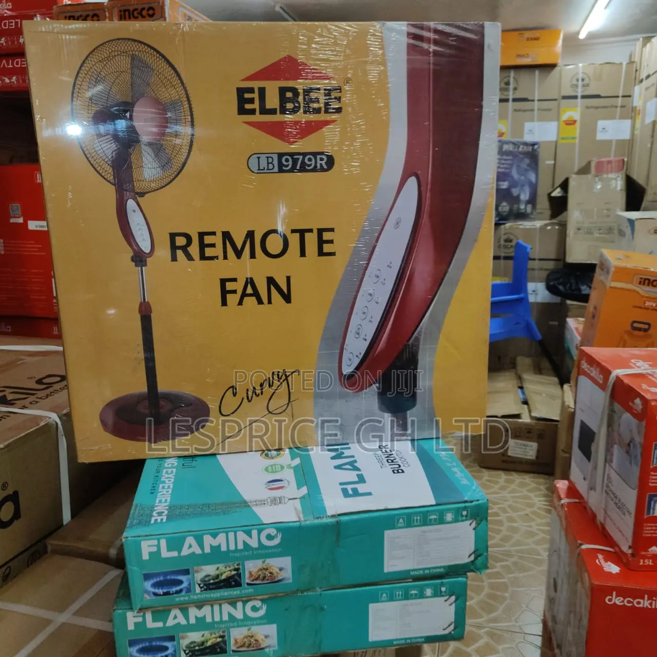 Mega Price Drop On Our Authentic Remote Controlled Elbee Stand Fan