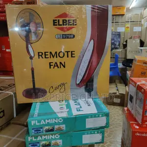 Mega Price Drop On Our Authentic Remote Controlled Elbee Stand Fan