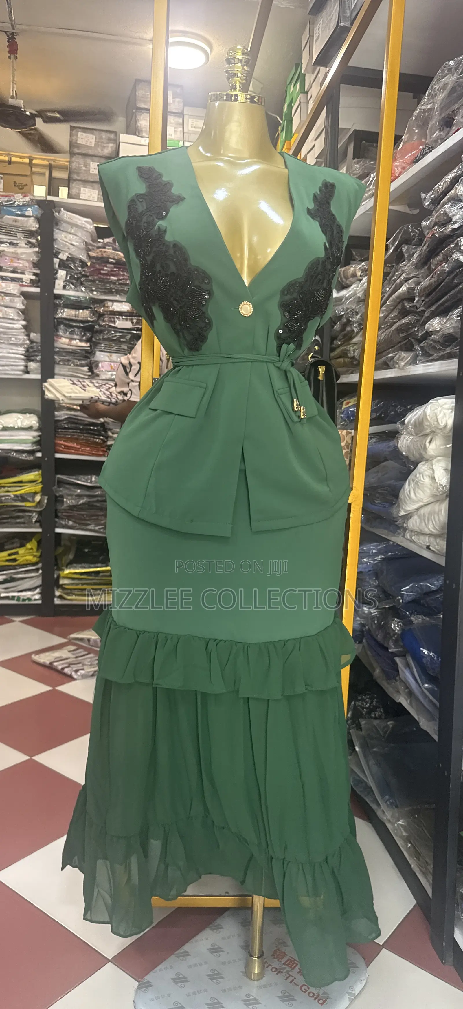 Classic Floral 2 Piece Skirt and Trousers for Ladies