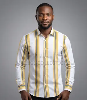 Stripes Long Sleeves Shirt for Men in M-3xl