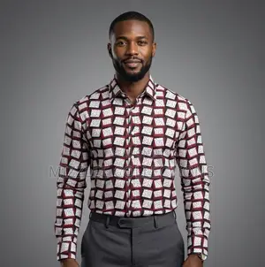 Stripes Long Sleeves Shirt for Men in M-3xl