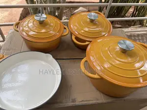 Original Heavy Cast Iron Pot(Yellow)