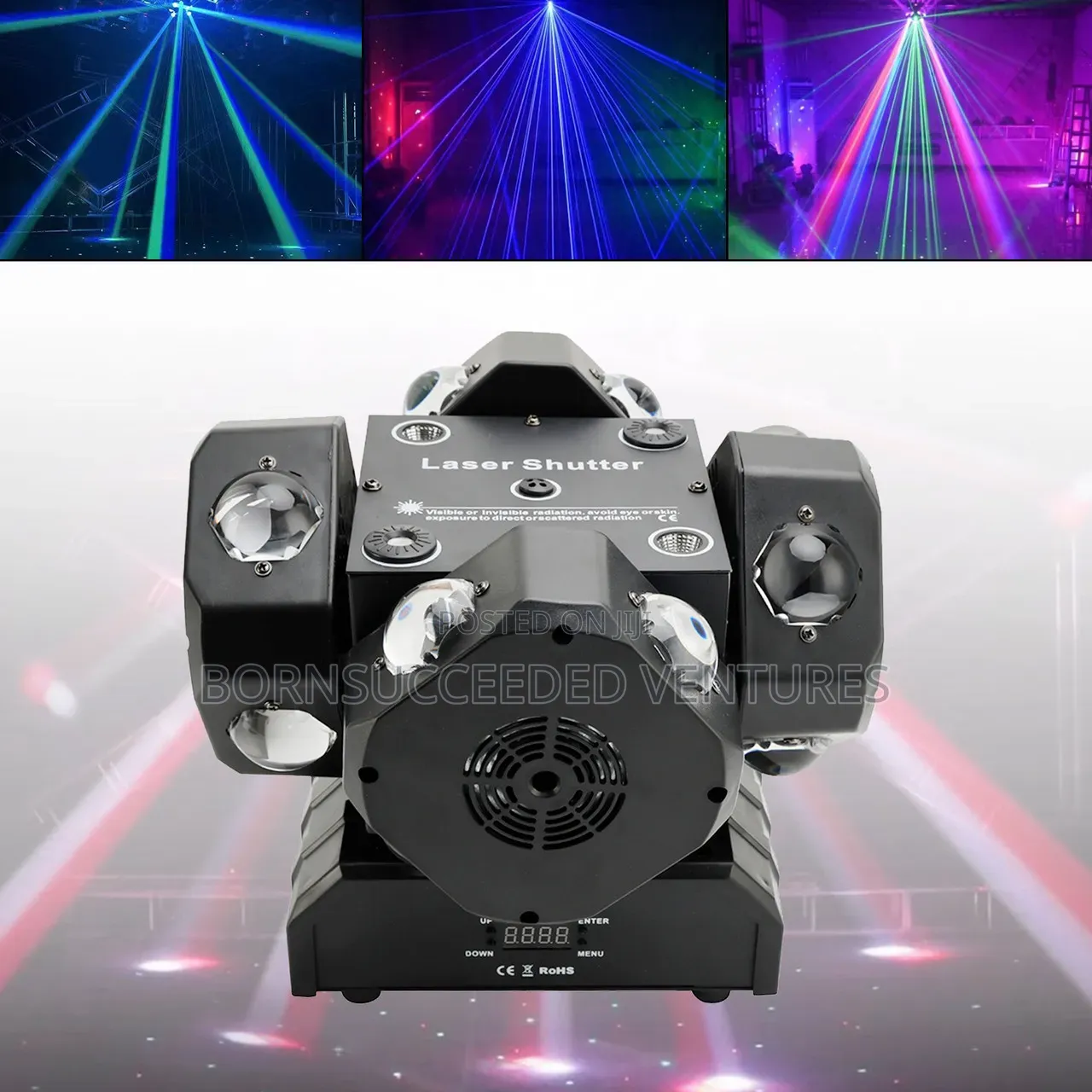 200w 16 Led Laser Moving Head RGBW Stage Light DMX Spotlight Lighting