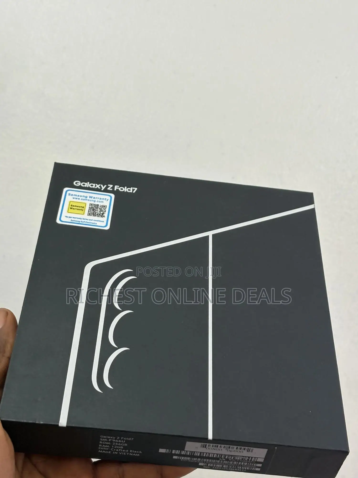 New Samsung Galaxy Z Fold7 256 GB Black