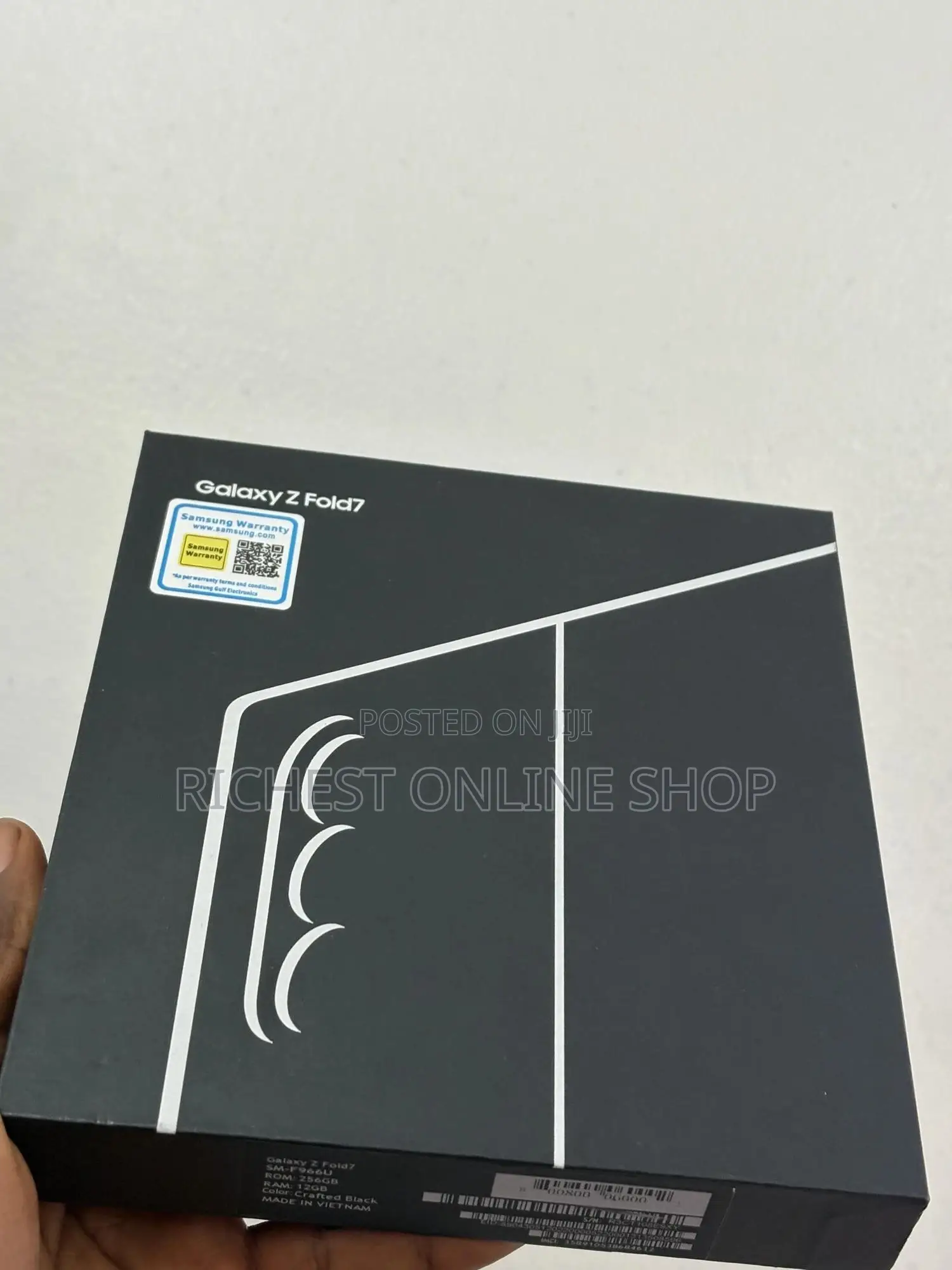 New Samsung Galaxy Z Fold7 256 GB Black