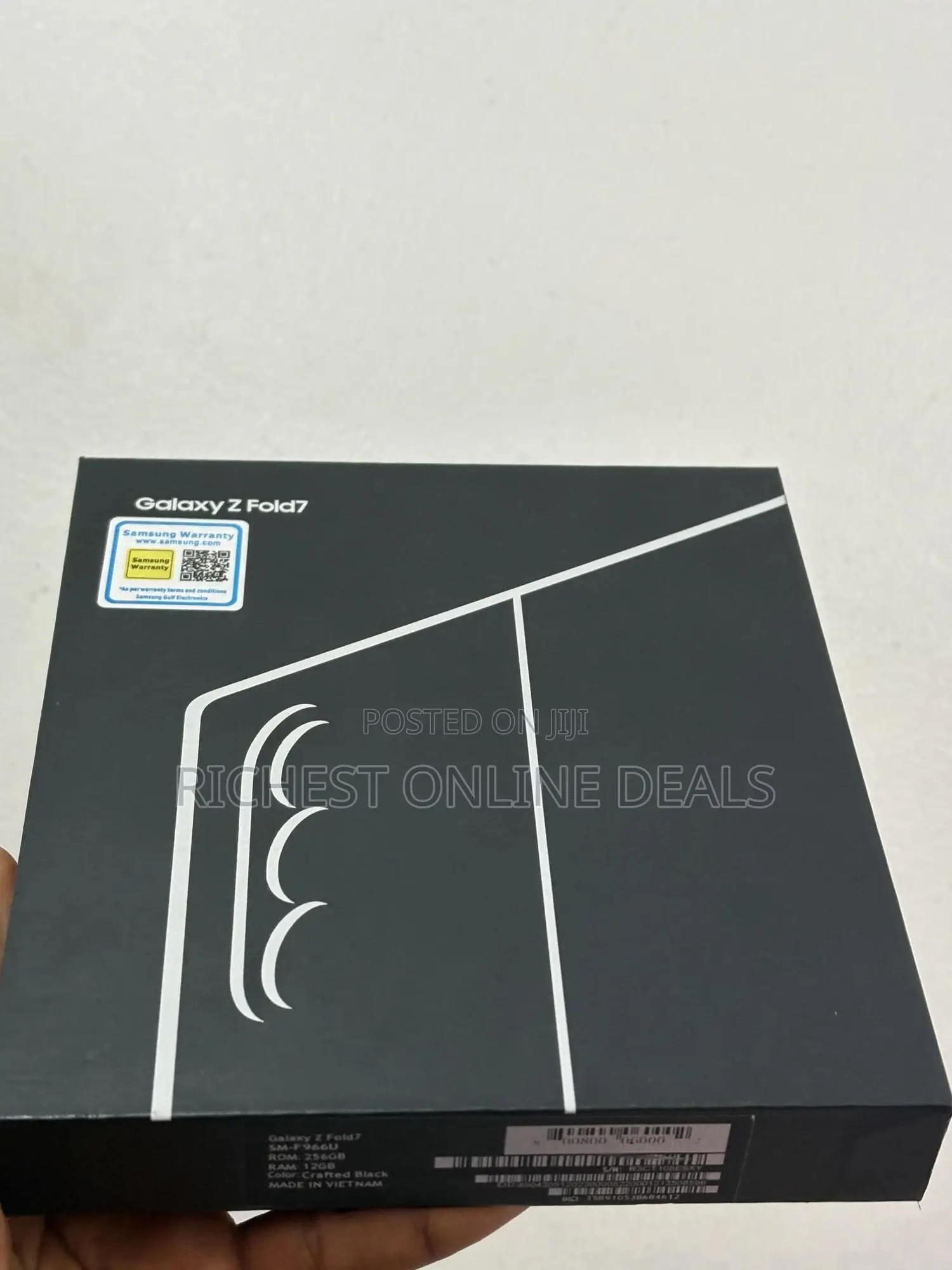 New Samsung Galaxy Z Fold7 256 GB Black