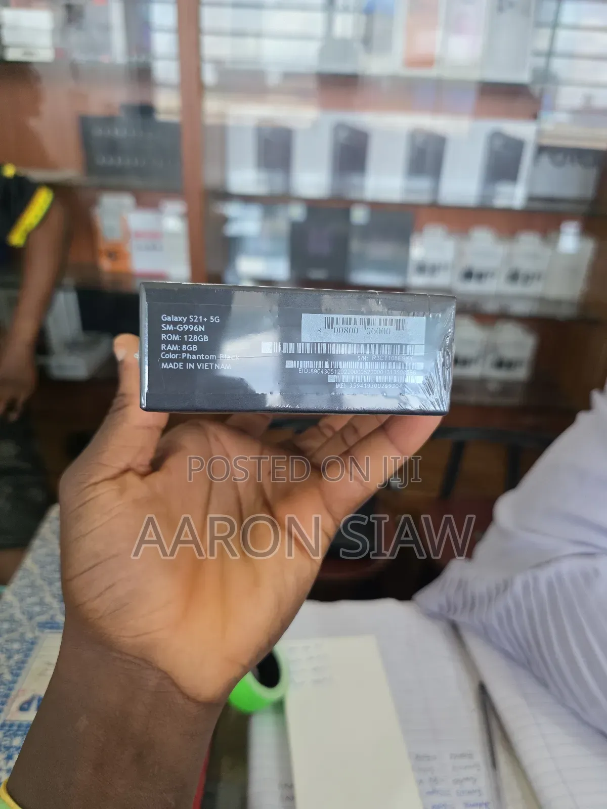 New Samsung Galaxy S21+ 5G 128 GB Black